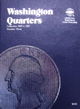 Whitman Folder Washington Quarters 3 1965 1987 9040 The Coin