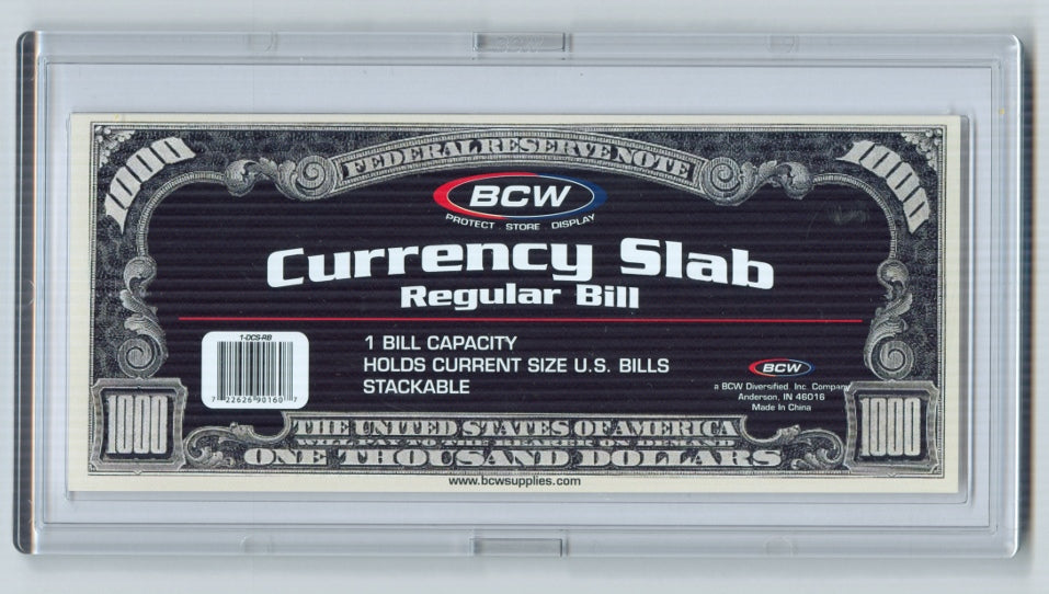 BCW Modern Currency Slab The Coin Supply Store