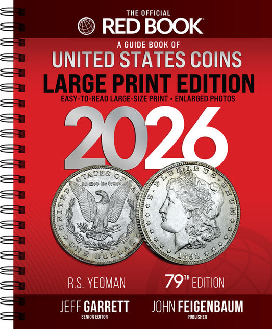 Whitman Red Book Large Print 2026 - March PRE-SALE