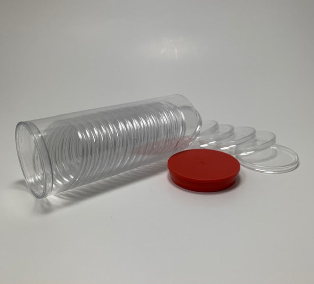 Coin Capsule Storage Tubes for Model